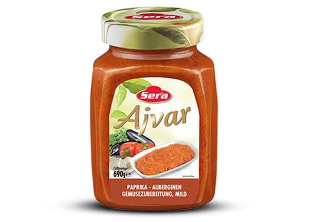 Sera Aubergine Gümesezubereitung Mild - Ajvar 690g