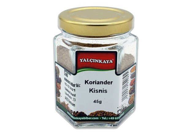 Yalcinkaya Koriander Coriander (Pulver) - Kisnis 45g