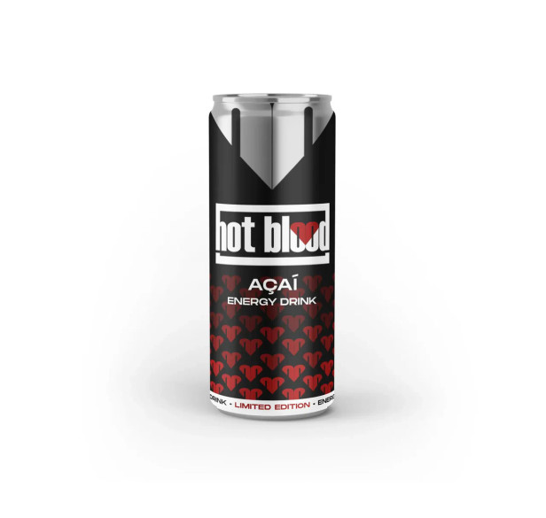 Hot Blood Energy Drink Acai 250ml