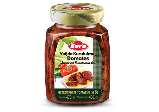 Sera Getrocknete Tomaten in Öl - Yağda Kurutulmuş Domates 670g