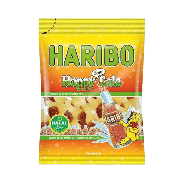 Haribo Happy Cola Fizz Halal 100g