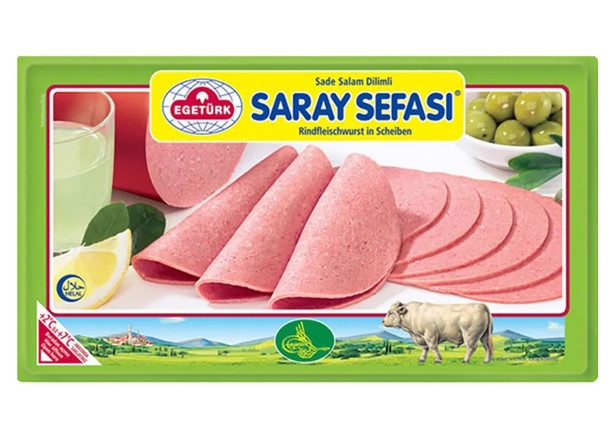 Egetürk Saray Sefasi Rindfleischwurst in Scheiben - Sade Salam Dilimli 125g