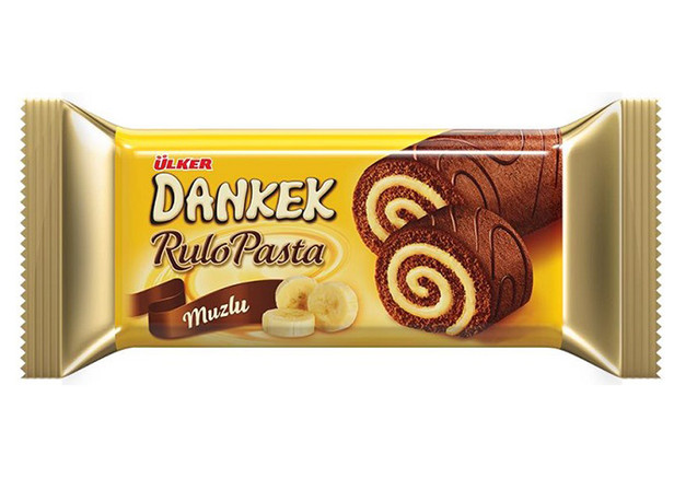 Ülker Dankek Schokoladenkuchen mit Banane - Rulo Pasta Muzlu 235g