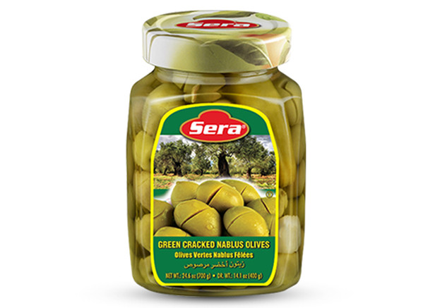 Sera Grüne Oliven angebrochen - Kırma Yeşil Zeytin 400g