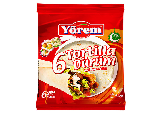 Yörem Weizentortilla - Tortilla Dürüm 20cm 6st 240g