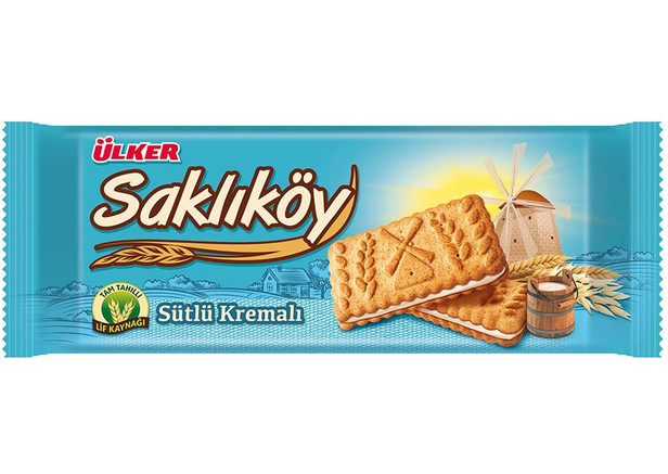 Ülker Sakliköy Sütlü Kremali Bisküvi 100g