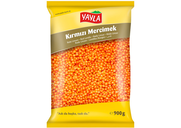 Yayla Rote Linsen - Kirmizi Mercimek 900g