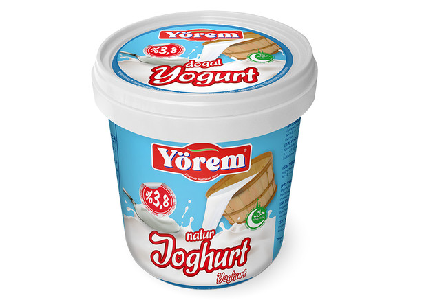 Yörem Natur Joghurt - Dogal Yogurt 3,8% 1000g