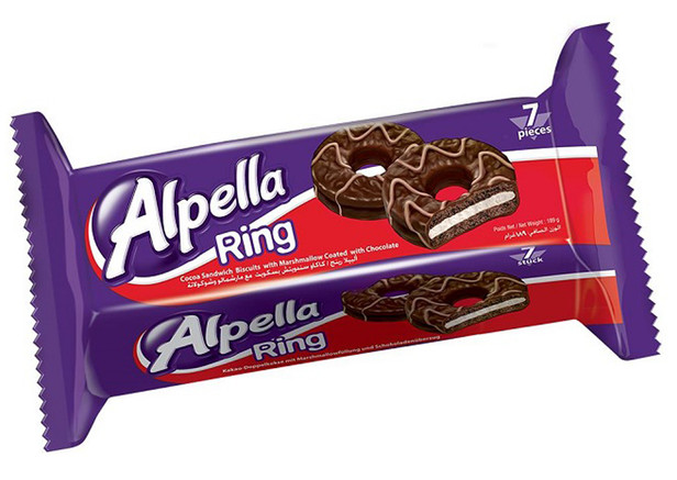 Alpella Ring Marshmallow Cikolatali Sandvic Bisküvi