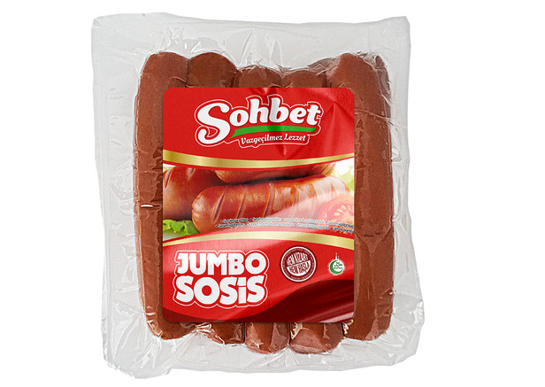 Sohbet Jumbo Geflügelwurst - Jumbo Sosis 1000g
