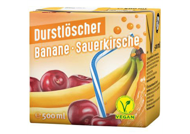 Durstlöscher Banane-Sauerkirsche 500ml