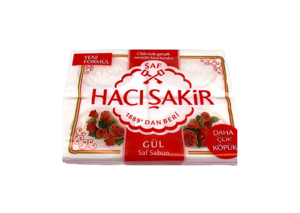 Haci Sakir Rosenduft Stückseife -  Gül Saf Sabun 600g