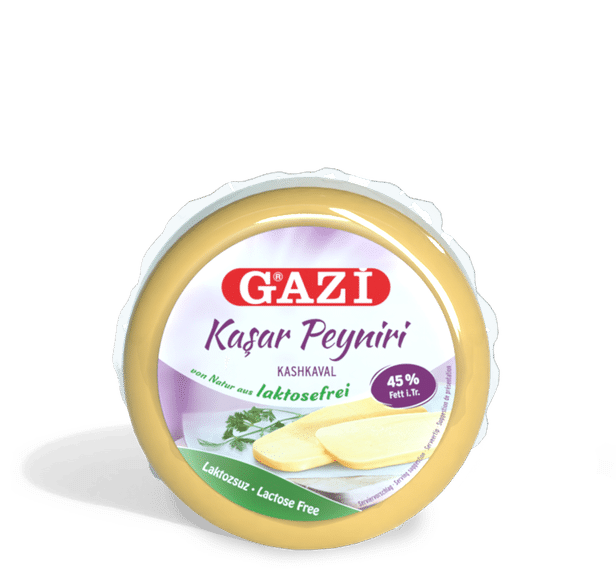 Gazi KASHKAVAL SCHNITTKÄSE laktosefrei - laktozsuz Kasar Peynir 400g