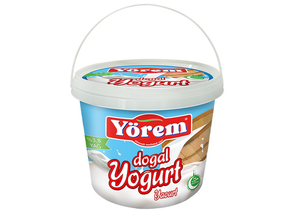 Yörem Joghurt - Dogal Yogurt 3,8% 2500g