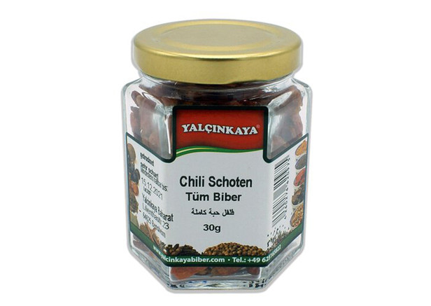 Yalcinkaya Chilischoten (ganze Schoten) - Tüm Biber 30g