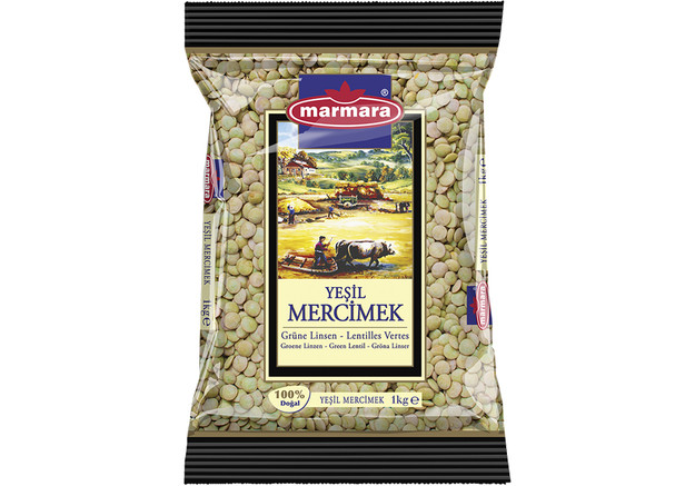 Marmara Grüne Linsen Green Lentil - Yesil Mercimek 1kg