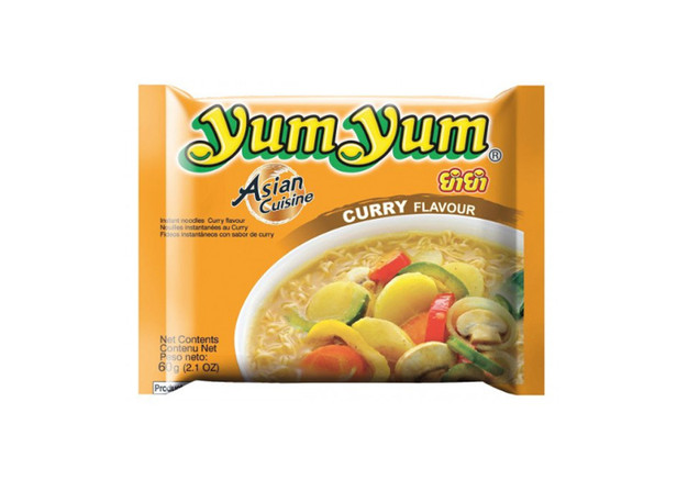 30x Yum Yum Curry Instantnudeln 60g