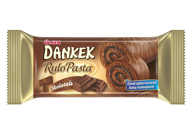 Ülker Dankek Schokoladenkuchen - Cikolatali Rulo Pasta  235g
