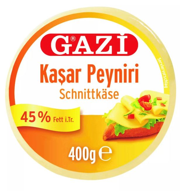 Gazi Schnittkäse - Kasar Peynir 45% 250g