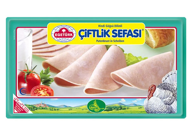 Egetürk Ciftlik Sefa Salam Putenbrust gepökelt und gegart in Scheiben 125g