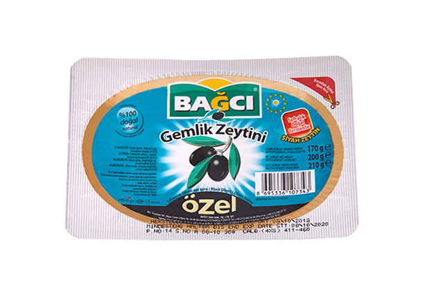 Bağcı Gemlik Schwarze Oliven - Gemlik Hazır Siyah Zeytin 170g