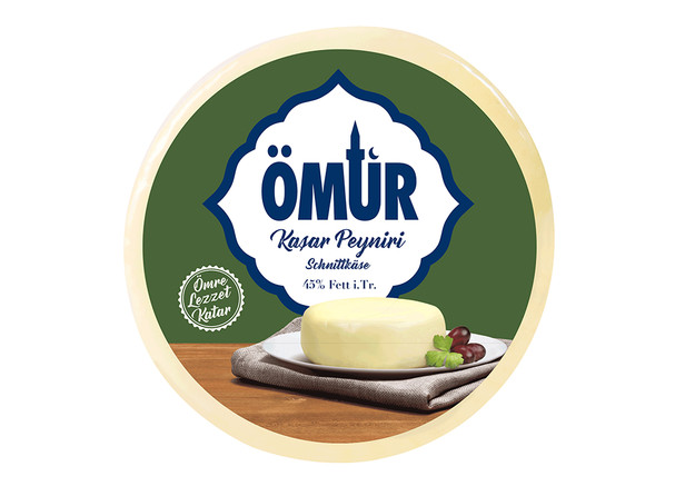 Ömür Cheddar Käse - Kaşar Peynir 400g