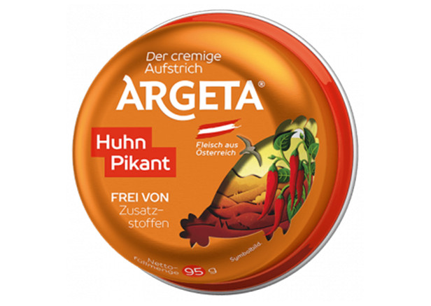 Argeta Hühnerfleischaufstrich Pikant 95g