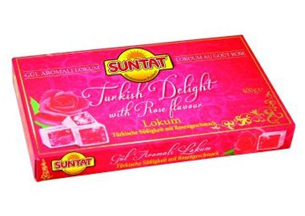 Suntat Lokum Rose - Güllü Lokum 400g