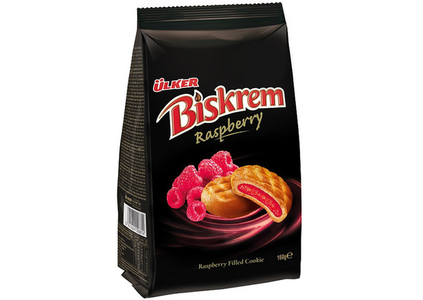 Ülker Biskrem Frambuazli Bisküvi 160g