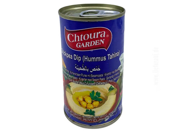 Chtoura Garden Hummus Tahina - Kichererbsenpüree mit Sesampaste 185g
