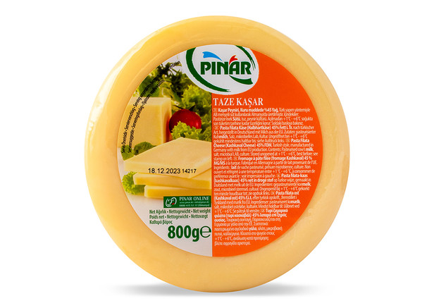 Pınar Taze Kaşar - Pasta Filata Käse Halbhartkäse 800g