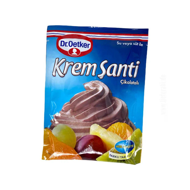 Dr Oetker Schlagsahne mit Schokoladengeschmack - Krem Santi Cikolatali 80g