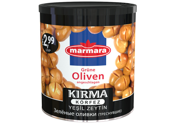 Marmara Körfez Grüne Oliven Golf Angeschlagen - Yeşil Zeytin Körfez Kırma 400g