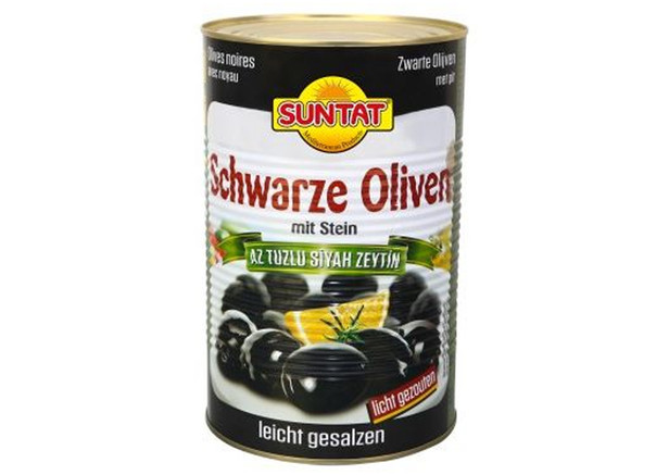 Suntat S.chwarze Oliven mit Stein - Siyah Zeytin C.li 18/20, 5kg