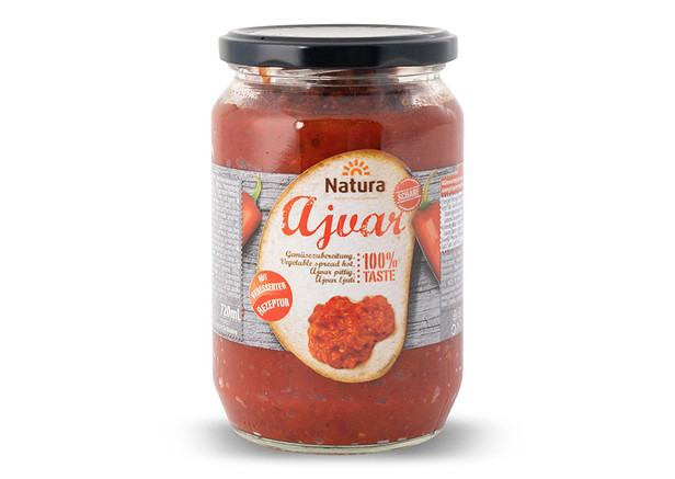 Natura Ajvar Scharf - Ayvar Acı 690gr