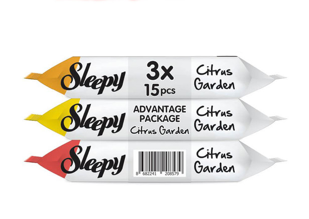 Sleepy Citrus Garden Cep Mendili 3x15