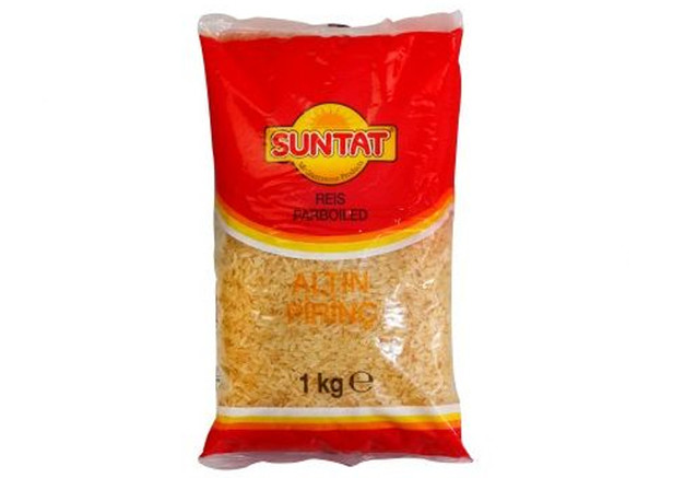 Suntat Parboiled Reis Goldgelb - Pirinc Sari 1kg