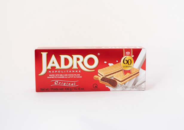 Jadro Napolitanke Wafer mit Milch und Kakao - Gofret Sütlü&Çikolatalı 430gr