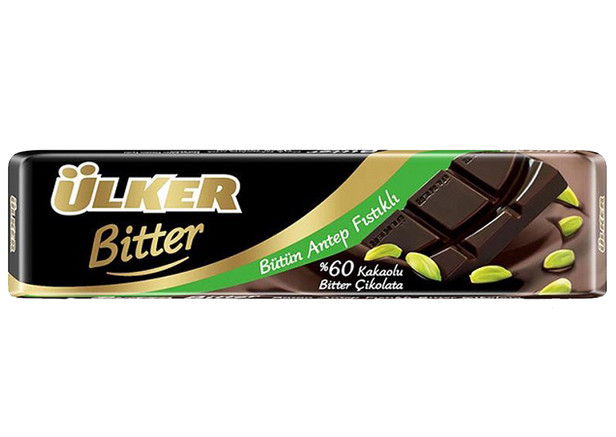 Ülker Bitter Antep Fistikli Cikolata 32g