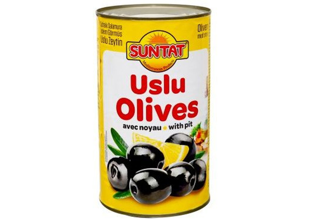 Suntat Uslu Oliven m. Stein - Uslu Siyah Zeytin 1275ml