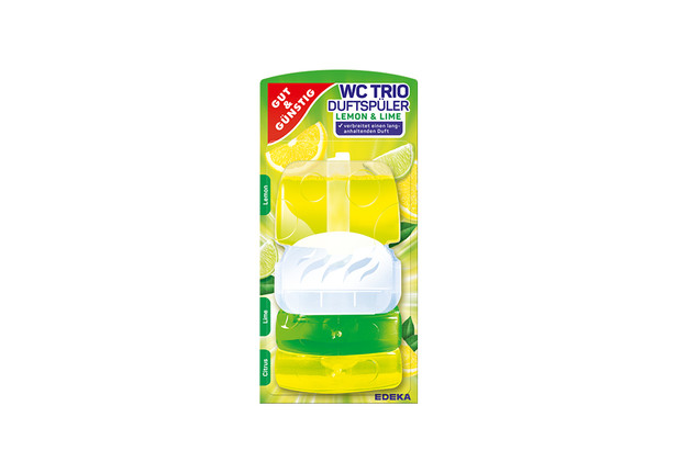 EDEKA Wc Trio Duftspüler Lemon& Lime - Klozet Tableti Limonlu