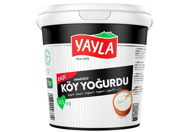 Yayla Anadolu Joghurt - Süzme Köy Yogurdu Eksi (3,5% Fett) 1kg