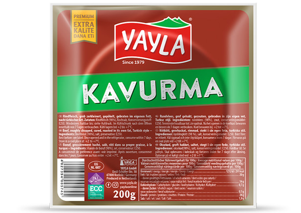 Yayla Rindfleisch - Kavurma 200g