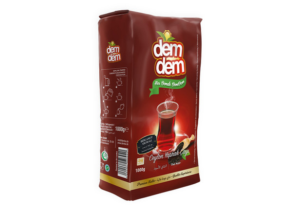 Dem Dem Schwarzer Tee mit Bergamotte - Bergamot Aromalı Siyah Cay 1000g