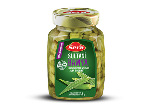 Sera Okraschoten-Sauer Eingelegt - Sultani Bamya 680g