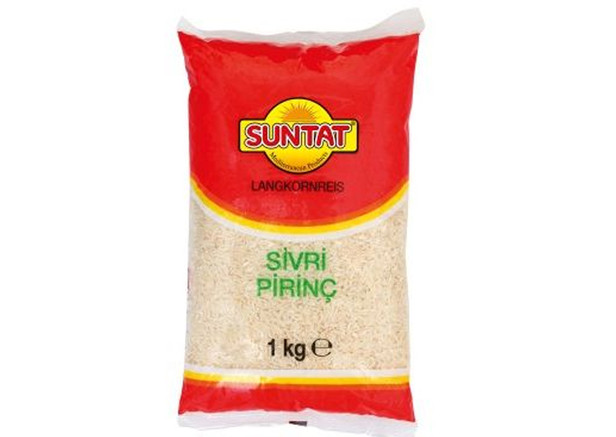 Suntat Langkorn Reis weiß - Sivri Pirinc 1kg