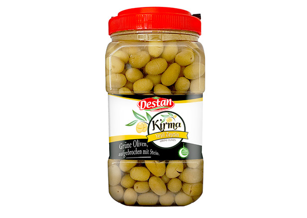 Destan Grüne Oliven - Kırma Yeşil Zeytin 1300g