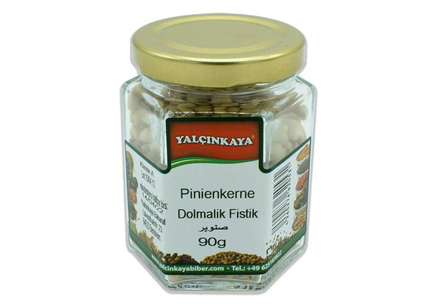 Yalcinkaya Pinien Kerne (ganze Samen) - Dolmalik Fistik 90g