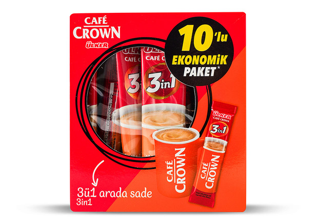 Cafe Crown Ülker - Instantkaffee 3 in1 - 10x18g