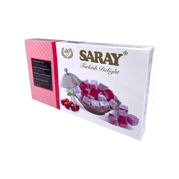 Saray Lokum mit Kirschgeschmack - Kiraz Aromasi Lokum 400g